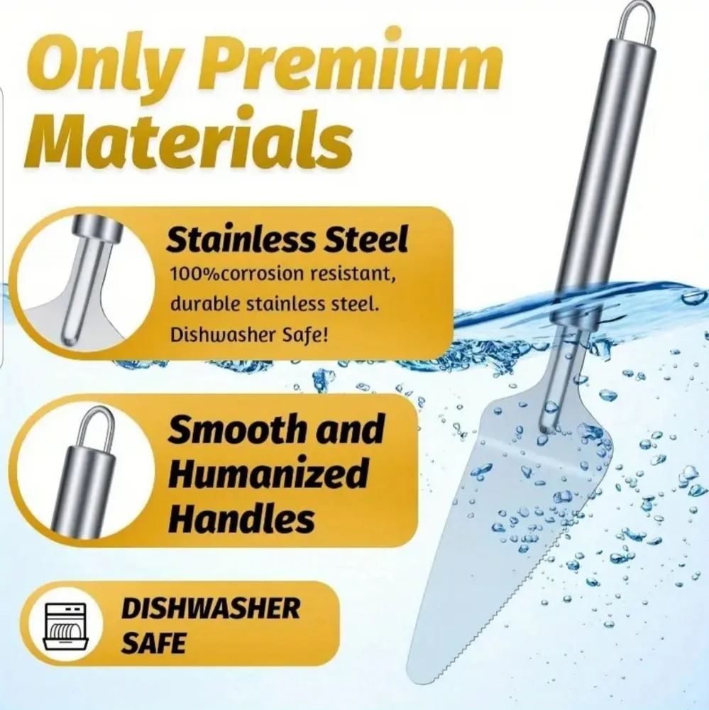 Stainless Steel Cake Server